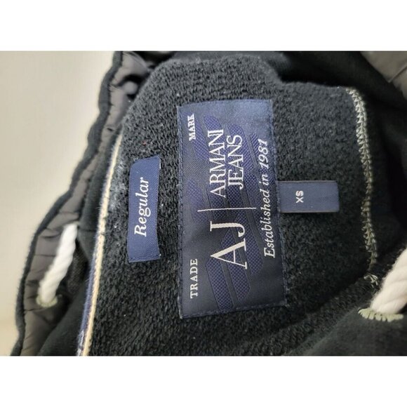 Emporio Armani EA7 Graphic Series Hoodie Men’s XS Cotton With Shiny Accents - Picture 6 of 8